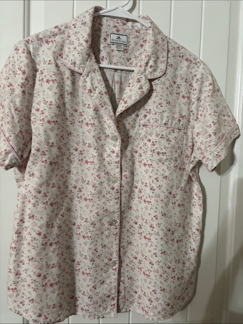 Women’s White with Pink Floral